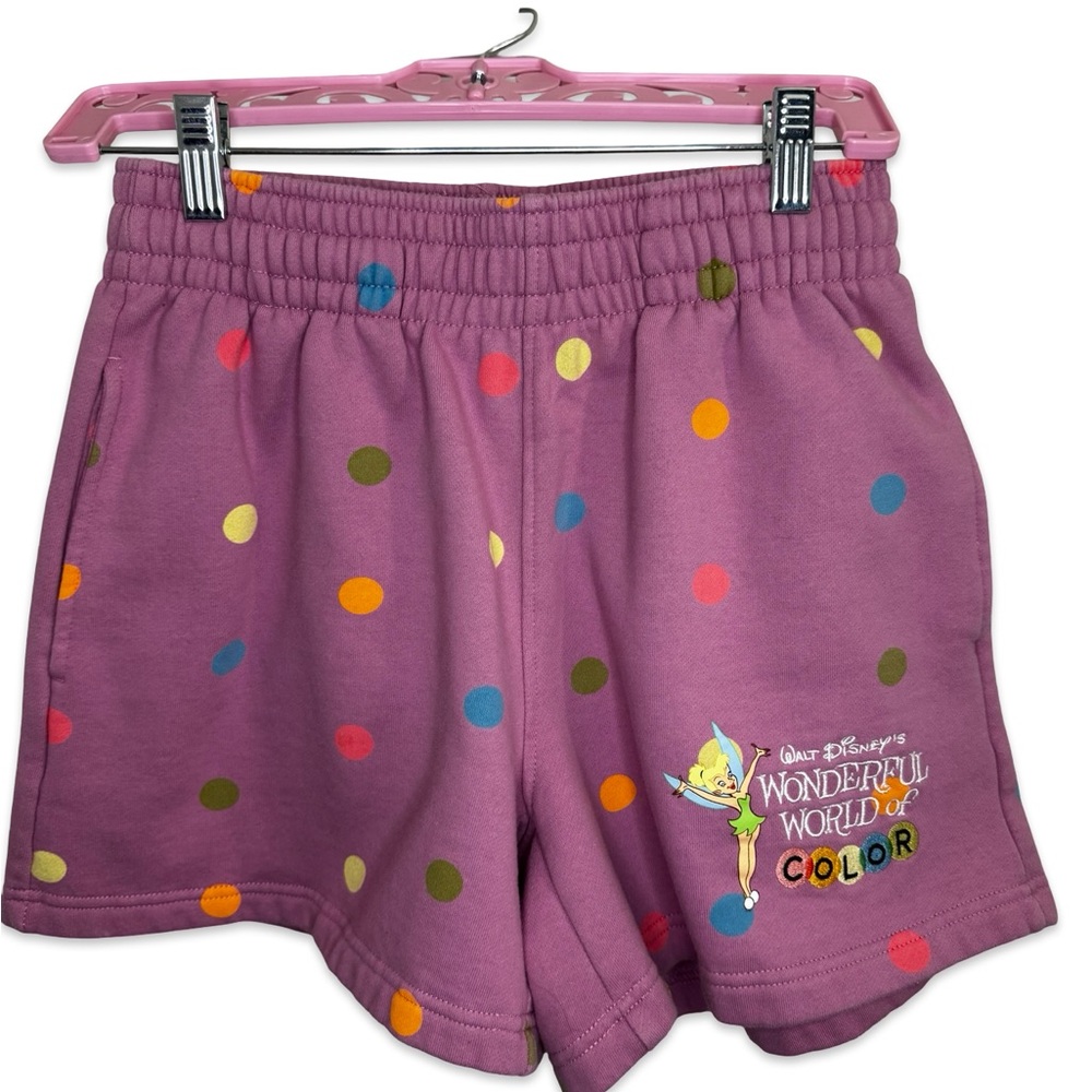 VINTAGE Disney Purple Relaxed Fit Shorts with Elastic Waistband